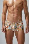 Tight Fit Tropical Boxer Briefs