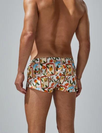 Tight Fit Tropical Boxer Briefs