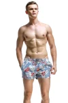 Tropic Floral Blue Surf Trunks