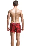 Tropic Floral Red Surf Trunks