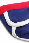 Tri-Color Swim Briefs in navy