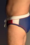 Red, White & Blue Swim Briefs photo review