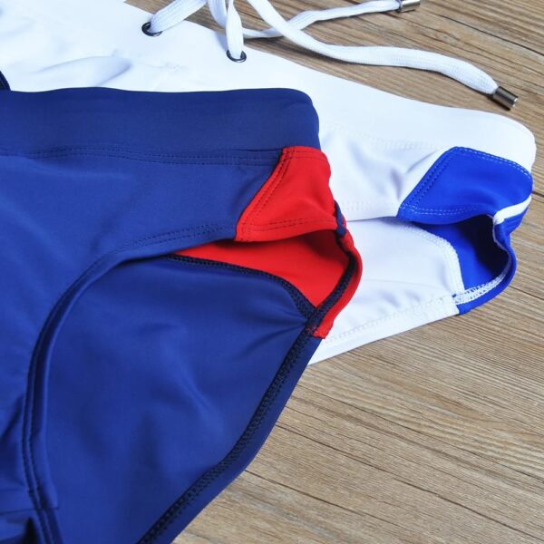 Double Stripe Swim Briefs