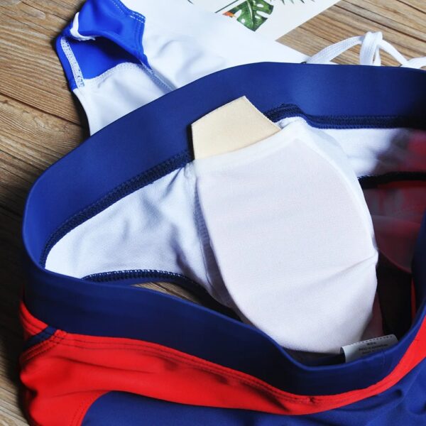 Double Stripe Swim Briefs