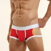 3 Holes Boxer Briefs red front 4 3 Holes Boxer Briefs red