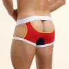 3 Holes Boxer Briefs red rear 3 Holes Boxer Briefs red
