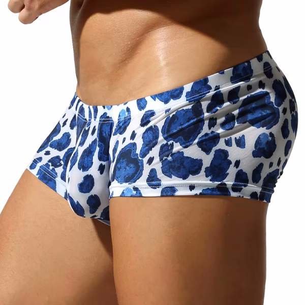 Camouflage Boxer Briefs blue 4 Camouflage Boxer Briefs Blue